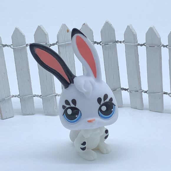BUNNY RABBIT #G7 #100 - Authentic Littlest Pet Shop - Hasbro LPS - Picture 1 of 4